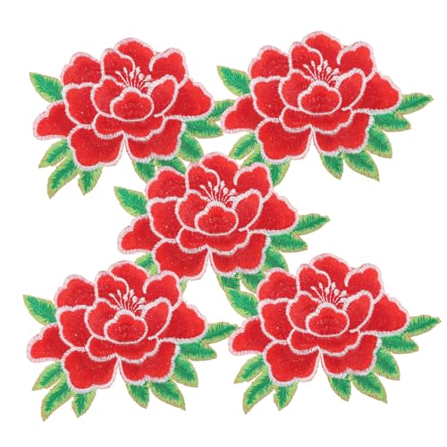 BELLIFFY 5 Stück Patches zum Aufbügeln Stickerei Aufnäher für Kleidung Taschen und Jacken zum Dekorieren oder Reparieren von Löchern und Flecken BELLIFFY 5 Stück Patches zum Aufbügeln Stickerei Aufnäher für Kleidung Taschen und Jacken zum Dekorieren oder Reparieren von Löchern und Flecken von BELLIFFY