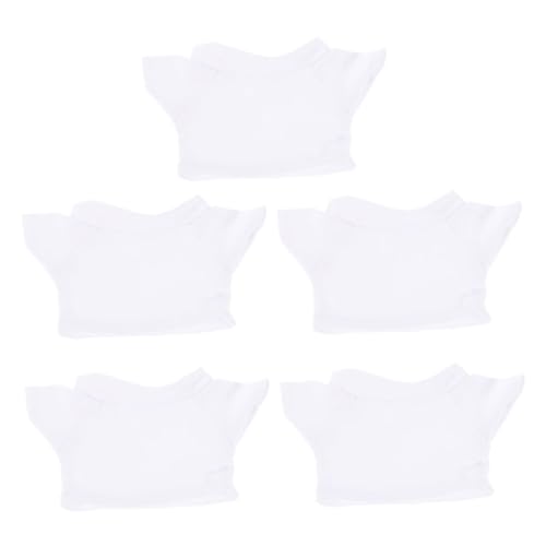 BELLIFFY 5 Stück Teiliges Bär T Shirts für Stofftiere Klassisches Design Weicher Stoff Bequemes Rundhals Design Einfach Anzuziehen Passend für Plüschbären für Festliche Anlässe und BELLIFFY 5 Stück Teiliges Bär T Shirts für Stofftiere Klassisches Design Weicher Stoff Bequemes Rundhals Design Einfach Anzuziehen Passend für Plüschbären für Festliche Anlässe und von BELLIFFY