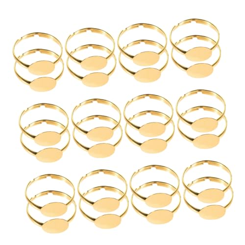 BELLIFFY 50 Stück Flache Basis-ringrohlinge, Verstellbare Bandbefunde, Diy-schmuckfassungen, Fassungen Für Eheringe, Versprechensringe, BELLIFFY 50 Stück Flache Basis-ringrohlinge, Verstellbare Bandbefunde, Diy-schmuckfassungen, Fassungen Für Eheringe, Versprechensringe, von BELLIFFY