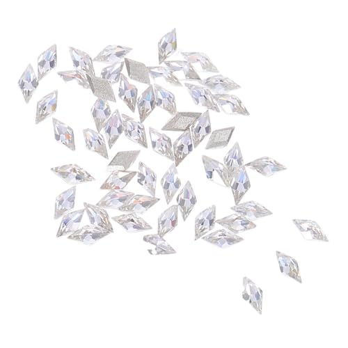 BELLIFFY 50 Stück Glänzende Flachrück Zirkonsteine für Diy Nagelkunst Funkelnde Gems für Maniküre Dekorationen BELLIFFY 50 Stück Glänzende Flachrück Zirkonsteine für Diy Nagelkunst Funkelnde Gems für Maniküre Dekorationen von BELLIFFY