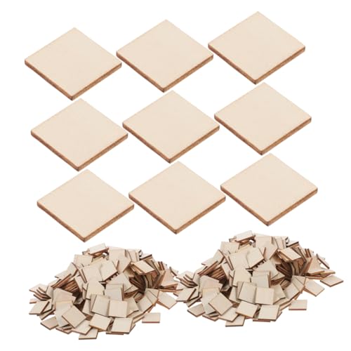 BELLIFFY 500 Stück Unbehandelte Holz Quadrate aus Naturholz Dicke Rohlinge für Basteln Malen Gravieren DIY Kreativität und Familienaktivitäten BELLIFFY 500 Stück Unbehandelte Holz Quadrate aus Naturholz Dicke Rohlinge für Basteln Malen Gravieren DIY Kreativität und Familienaktivitäten von BELLIFFY