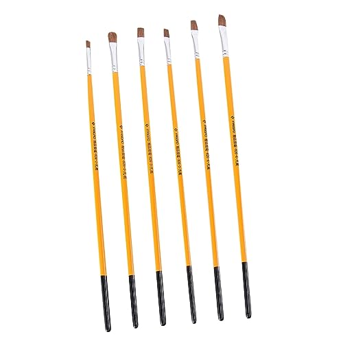 BELLIFFY 6St professionelle Lackierung Detailpinsel Leinwandöl Professionelle Künstlerpinsel Ölpinsel Kunstpinsel Pinsel für die Acrylmalerei Water Painting stifte Water Painting Pen Bambus BELLIFFY 6St professionelle Lackierung Detailpinsel Leinwandöl Professionelle Künstlerpinsel Ölpinsel Kunstpinsel Pinsel für die Acrylmalerei Water Painting stifte Water Painting Pen Bambus von BELLIFFY