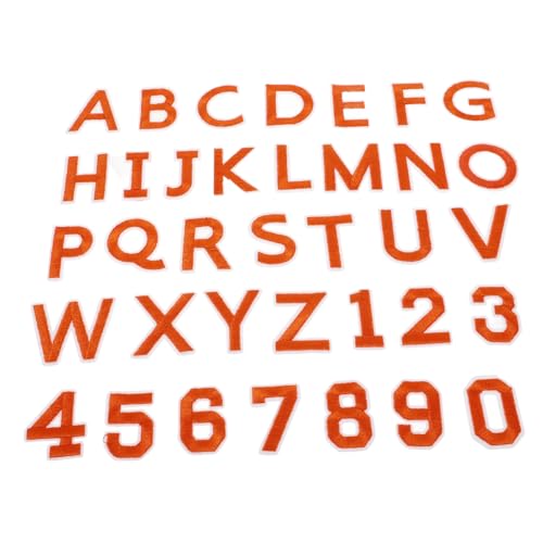BELLIFFY 72 Stück Teiliges Orange Buchstaben und Zahlen Aufnäher zum Aufbügeln Bestickte Textil patches mit Starker Haftung Vielseitig für Kleidung Rucksäcke Jeans DIY bekleidung Verzieren BELLIFFY 72 Stück Teiliges Orange Buchstaben und Zahlen Aufnäher zum Aufbügeln Bestickte Textil patches mit Starker Haftung Vielseitig für Kleidung Rucksäcke Jeans DIY bekleidung Verzieren von BELLIFFY