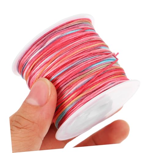 BELLIFFY Bunte Geflochtene Bastelseilrolle Langlebiges Eng Gewebtes Handwerksseil für DIY Schmuck Armbänder Geschenkverpackung und Vielseitige Bastelprojekte Praktische Leichter Transport BELLIFFY Bunte Geflochtene Bastelseilrolle Langlebiges Eng Gewebtes Handwerksseil für DIY Schmuck Armbänder Geschenkverpackung und Vielseitige Bastelprojekte Praktische Leichter Transport von BELLIFFY