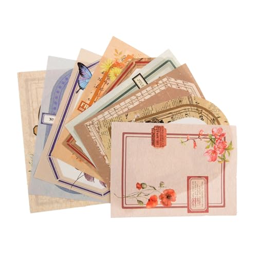 BELLIFFY Dekopapier Designpapier 100 Blatt Vintage Scrapbook Papier Blumenmuster Für Basteln Heimwerker Hintergrundpapier BELLIFFY Dekopapier Designpapier 100 Blatt Vintage Scrapbook Papier Blumenmuster Für Basteln Heimwerker Hintergrundpapier von BELLIFFY