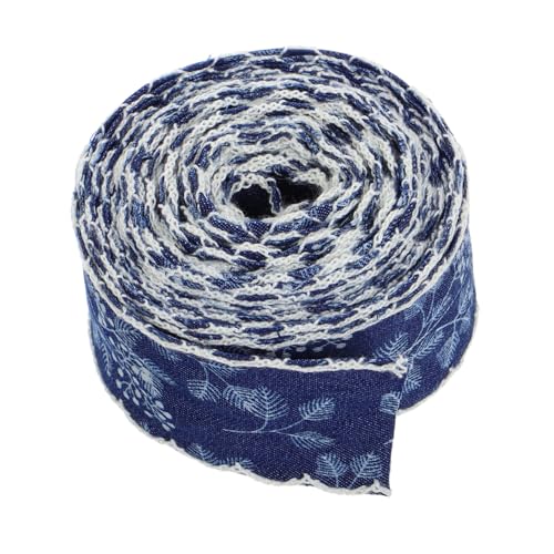 BELLIFFY Denim Stoff Band Vielseitig Einsetzbar für Diy Kleidung Haarschleifen und Schuhdekorationen Einzigartiges Design mit Modischem Rand für Kreative Projekte BELLIFFY Denim Stoff Band Vielseitig Einsetzbar für Diy Kleidung Haarschleifen und Schuhdekorationen Einzigartiges Design mit Modischem Rand für Kreative Projekte von BELLIFFY