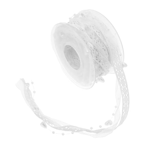 BELLIFFY Elegantes Spitzenband Dünn für Hochzeitsdeko Geschenkverpackung Blumenarrangements Vielseitiges Dekoband für DIY Basteln und Festliche Anlässe von BELLIFFY