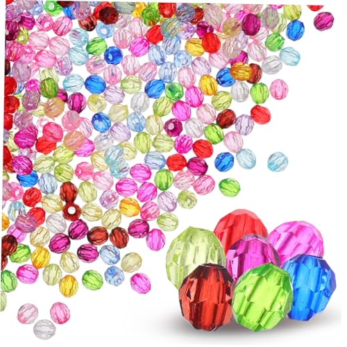 BELLIFFY Facettierte Acrylperlen Packung Plastik Spacer Beads für DIY Schmuckherstellung Facettierte Schmuckperlen zum Auffädeln für Armbänder Halsketten Ohrringe und Bastelzubehör BELLIFFY Facettierte Acrylperlen Packung Plastik Spacer Beads für DIY Schmuckherstellung Facettierte Schmuckperlen zum Auffädeln für Armbänder Halsketten Ohrringe und Bastelzubehör von BELLIFFY