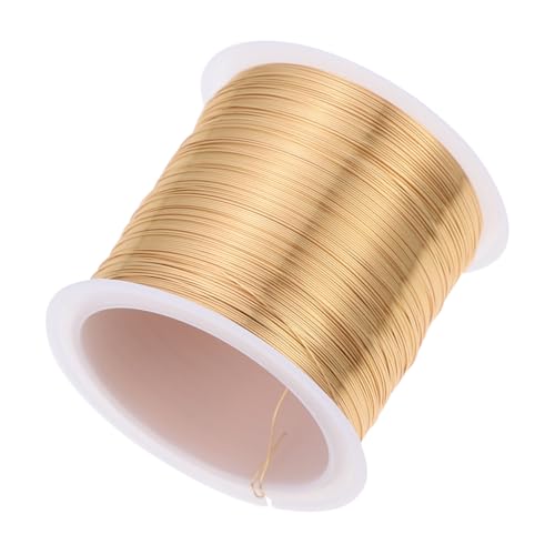 BELLIFFY Flexibler Kupferdraht für Schmuckherstellung Biegsamer Basteldraht zum Perlenketten Selbermachen DIY Schmuckdrahtrolle für Armbänder und Kreative Schmuckprojekte BELLIFFY Flexibler Kupferdraht für Schmuckherstellung Biegsamer Basteldraht zum Perlenketten Selbermachen DIY Schmuckdrahtrolle für Armbänder und Kreative Schmuckprojekte von BELLIFFY