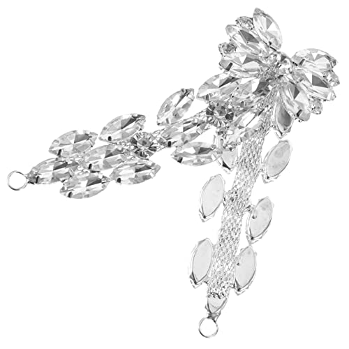 BELLIFFY Glitzer Rhinestone Applikation Funkelnder Schmuck Patch für Hochzeitskleider DIY Kleidung Dekoration für Kleider Schuhe Accessoires Weiße Kurze Glitzerblume BELLIFFY Glitzer Rhinestone Applikation Funkelnder Schmuck Patch für Hochzeitskleider DIY Kleidung Dekoration für Kleider Schuhe Accessoires Weiße Kurze Glitzerblume von BELLIFFY