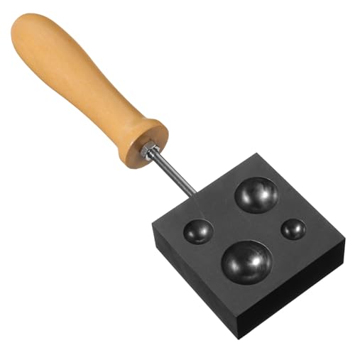BELLIFFY Graphitform Halbkreiskugel DIY Gießform Glasblaswerkzeug Langlebig Hitzebeständig Vielseitig für Lampenherstellung von BELLIFFY