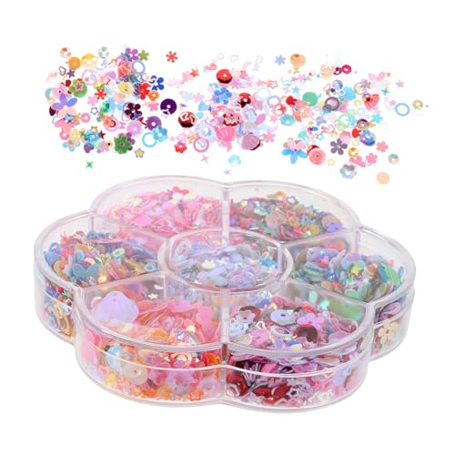 BELLIFFY Holographische Mehrfarbige Pailletten zum Basteln Lose Glitzerperlen für DIY Nagelkunst Handgemachte Kleidung Haarspangen und Partydekorationen Vielseitige Bastel und Stickperlen BELLIFFY Holographische Mehrfarbige Pailletten zum Basteln Lose Glitzerperlen für DIY Nagelkunst Handgemachte Kleidung Haarspangen und Partydekorationen Vielseitige Bastel und Stickperlen von BELLIFFY