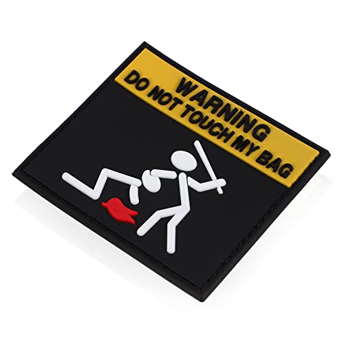 BELLIFFY Klebriger Warnpatch Bestickter Aufnäher mit Warnwörtern für Rucksäcke Kleidung und DIY Projekte Maschinenwaschbar und Vielseitig Einsetzbar zum Abdecken von Löchern BELLIFFY Klebriger Warnpatch Bestickter Aufnäher mit Warnwörtern für Rucksäcke Kleidung und DIY Projekte Maschinenwaschbar und Vielseitig Einsetzbar zum Abdecken von Löchern von BELLIFFY