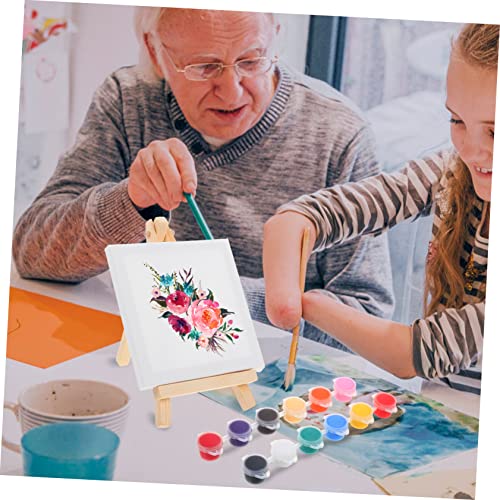 BELLIFFY Miniatur Holzstaffelei Set Teilig mit Acrylfarben und DIY Stabiler Dreieckiger Display Ständer für Anfänger Malutensilien als Tischdeko und Präsentationsrahmen BELLIFFY Miniatur Holzstaffelei Set Teilig mit Acrylfarben und DIY Stabiler Dreieckiger Display Ständer für Anfänger Malutensilien als Tischdeko und Präsentationsrahmen von BELLIFFY