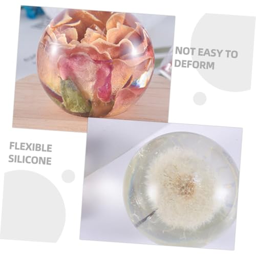 BELLIFFY Runde Silikonform Kugelform DIY Handwerksform für Epoxidharz Kerzen Seifen Gießen mit Hoher Verschleißfestigkeit und Einfacher Anwendung für Kreative Dekorationen BELLIFFY Runde Silikonform Kugelform DIY Handwerksform für Epoxidharz Kerzen Seifen Gießen mit Hoher Verschleißfestigkeit und Einfacher Anwendung für Kreative Dekorationen von BELLIFFY