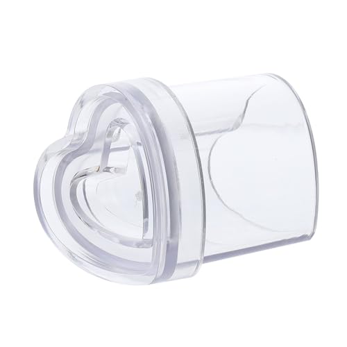 BELLIFFY Transparentes Herzform DIY Kerzenformen Gießform Aromatherapie für Zuhause und Werkstatt Glatte Textur Kompakte Langlebig Dekorative Kerzengießform von BELLIFFY