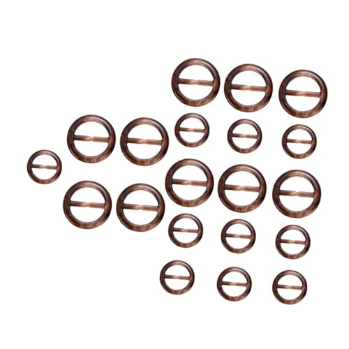 BELLIFFY Verstellbare Rollschnallen 40 Stück Rund Für Schals Accessoires Zufällige Farbe von BELLIFFY