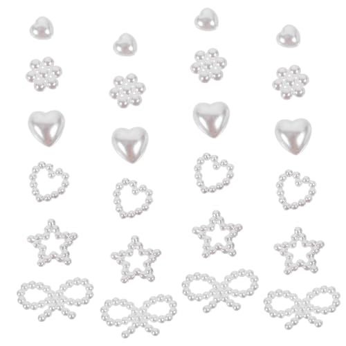 BELLIFFY Zarten Perlen Nagelstuds DIY Nagelkunst Schmuck Dekoration für Maniküre für Kreative Nägel und Besondere Anlässe von BELLIFFY