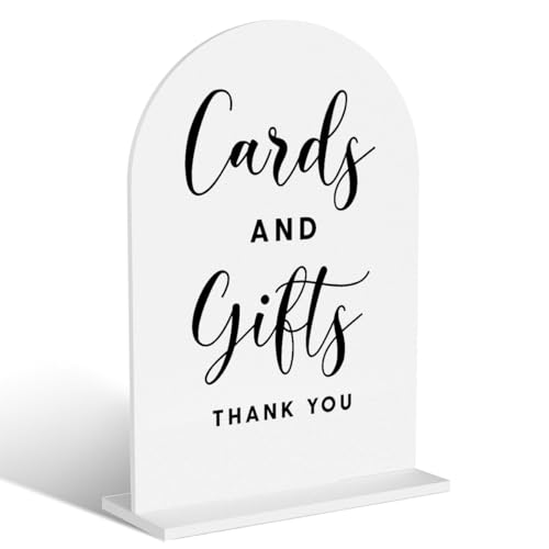 Acryl-Hochzeitsschilder, Karten und Geschenkschilder für Hochzeitsempfang, Brautparty-Dekorationen, modern, gewölbt, runde Spitze, Acryl-Tischplatte, Schild mit Halter für Hochzeit, Party, Abendessen Acryl-Hochzeitsschilder, Karten und Geschenkschilder für Hochzeitsempfang, Brautparty-Dekorationen, modern, gewölbt, runde Spitze, Acryl-Tischplatte, Schild mit Halter für Hochzeit, Party, Abendessen von BELLOWDEER