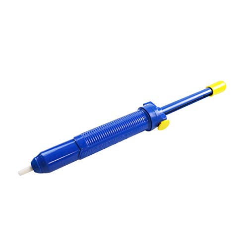 Belmaks Entlötdocht Vakuumpumpe Lötsauger Entferner Kit Handwerkzeug zum Saugen Vakuum Große Deluxe Serie Blau, Teflonspitze, antistatisch, 33 cm Länge Belmaks Entlötdocht Vakuumpumpe Lötsauger Entferner Kit Handwerkzeug zum Saugen Vakuum Große Deluxe Serie Blau, Teflonspitze, antistatisch, 33 cm Länge von BELMAKS