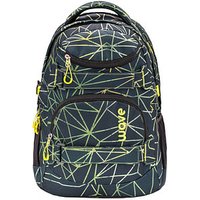 BELMIL® Schulrucksack Infinity Stripes Green Kunstfaser grün/hellgrün von BELMIL®