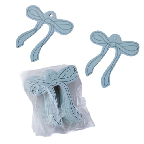 50 Stück Bowknot Verpackungsbox Dekorative Accessoires Hängende Etiketten für Blumen und Karten Dekoration Hochzeit Souvenirs von BELOWSYALER