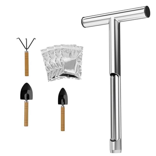 BELOWSYALER Edelstahl-Bodenproben-Sonde Bodenprobenahme Stab für Bauernhof, Kurs, einfache und professionelle Verwendung BELOWSYALER Edelstahl-Bodenproben-Sonde Bodenprobenahme Stab für Bauernhof, Kurs, einfache und professionelle Verwendung von BELOWSYALER