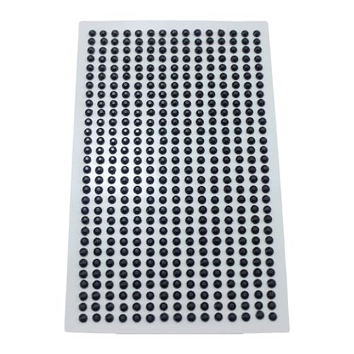 BELOWSYALER Glitzerstein-Aufkleber, selbstklebend, für Gesicht, 3 mm, zum Aufkleben auf Juwelen für Körper, Gesicht und Basteldekorationen von BELOWSYALER