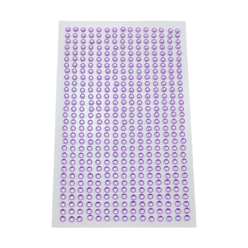 BELOWSYALER Glitzerstein-Aufkleber, selbstklebend, für Gesicht, 3 mm, zum Aufkleben auf Juwelen für Körper, Gesicht und Basteldekorationen von BELOWSYALER
