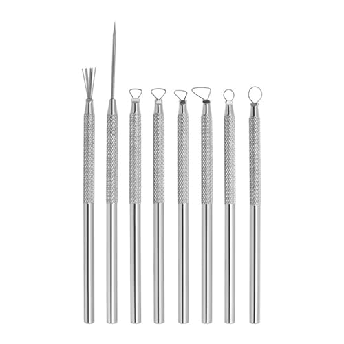 BELOWSYALER Gravur-Schnitzschaber, Ton, Keramik, Modellierwerkzeug-Set, Modellierzubehör für Schlamm, Tonschaber, Modellierung von BELOWSYALER