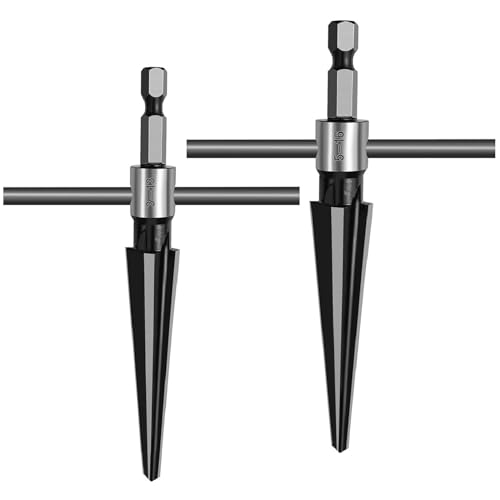 BELOWSYALER Kegelreibahlen-Set mit T-Griff, 5–16 mm, 3–13 mm, Stegstiftloch, konische Reibahlen, 6 geriffelte Fasenbohrwerkzeug, 2 Stück BELOWSYALER Kegelreibahlen-Set mit T-Griff, 5–16 mm, 3–13 mm, Stegstiftloch, konische Reibahlen, 6 geriffelte Fasenbohrwerkzeug, 2 Stück von BELOWSYALER