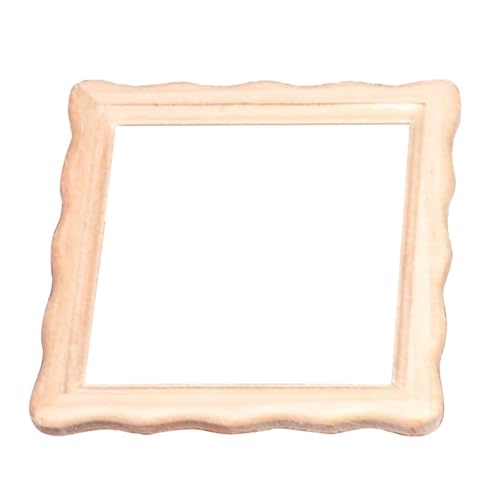 BELOWSYALER Realistisches Holz Zakka Realistische Pretend Play Display Bilderrahmen Modell Spielzeug für 1:12 Puppenhaus von BELOWSYALER