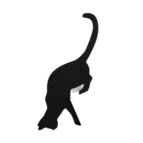 BELOWSYALER Stabile Katzenfiguren aus Metall für Türverzierung, tragbar, für Katzenliebhaber und Deko-Enthusiasten von BELOWSYALER