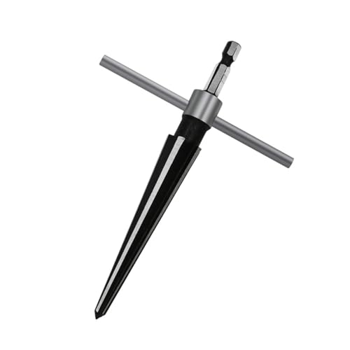 BELOWSYALER T-Griff Kegelreibahle, T-Griff, abnehmbare, konische Reibahle mit 1/4-Zoll-Schaft, 3-13 mm und 5-16 mm Reibwerkzeug BELOWSYALER T-Griff Kegelreibahle, T-Griff, abnehmbare, konische Reibahle mit 1/4-Zoll-Schaft, 3-13 mm und 5-16 mm Reibwerkzeug von BELOWSYALER