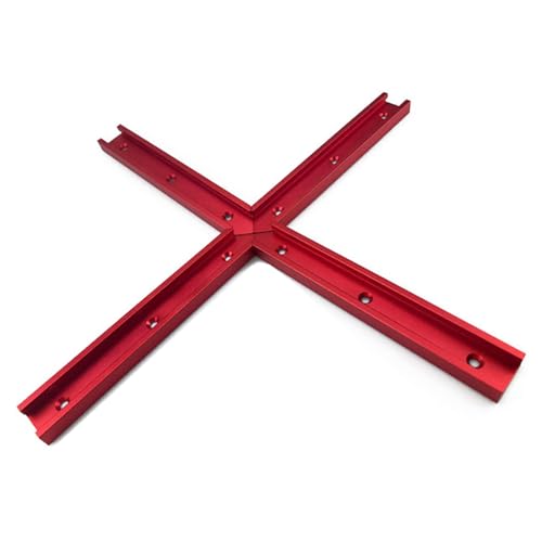 BELOWSYALER T-Schienenverbinder, T-Nut, Aluminiumschienenverbinder, Gehrungsschienenvorrichtungen, 4 Stück von BELOWSYALER