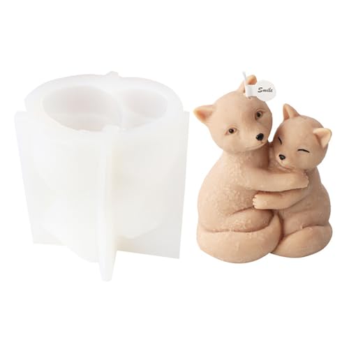 Silikonform mit Bärenduft, handgefertigt, mit Bärenduft, Epoxidharz, für Frauen und Mädchen, Fondant, Füchse, Harz-Formen Silikonform mit Bärenduft, handgefertigt, mit Bärenduft, Epoxidharz, für Frauen und Mädchen, Fondant, Füchse, Harz-Formen von BELOWSYALER