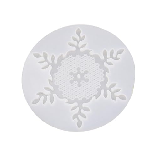 Weihnachtsbaum Ornament Form Spiegelte Schneeflake Förmige Anhänger Silikonform Hangzubehör Epoxidharz Schimmel Urlaub Dekoration Silikonform von BELOWSYALER