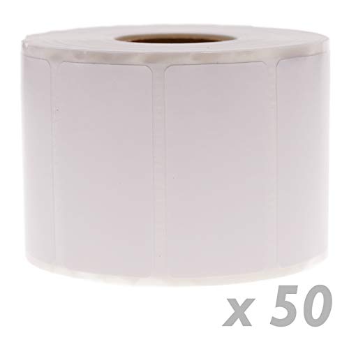 1100 Etikettenrollen für Direktthermodrucker 50.8 x 25.4 mm 50 Stück (BM53) von BEMATIK.COM