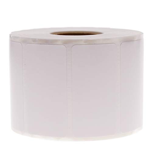 Rolle mit 1100 Klebeetiketten für direkten Thermodrucker 50.8 x 25.4 mm (SD33) von BEMATIK.COM