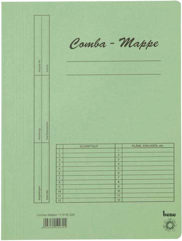 Bene 111000 Combamappe, A4, grün Bene 111000 Combamappe, A4, grün von BENE