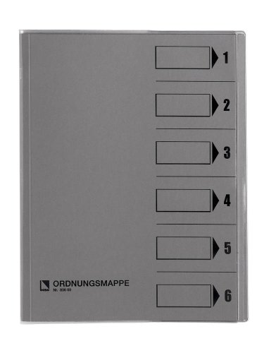 ORDNUNGSMAPPE RC GRAU 250G 6TL (83600GR) von BENE