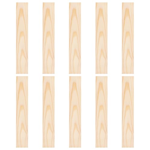 BENECREAT 10 Stück Unfertige Holzblöcke 251 * 39.5mm Rechteckige Kiefernholzplatte 5.5mm Dicke Platten Schnitzblöcke Für Kunsthandwerk DIY Gemäldetafel BENECREAT 10 Stück Unfertige Holzblöcke 251 * 39.5mm Rechteckige Kiefernholzplatte 5.5mm Dicke Platten Schnitzblöcke Für Kunsthandwerk DIY Gemäldetafel von BENECREAT