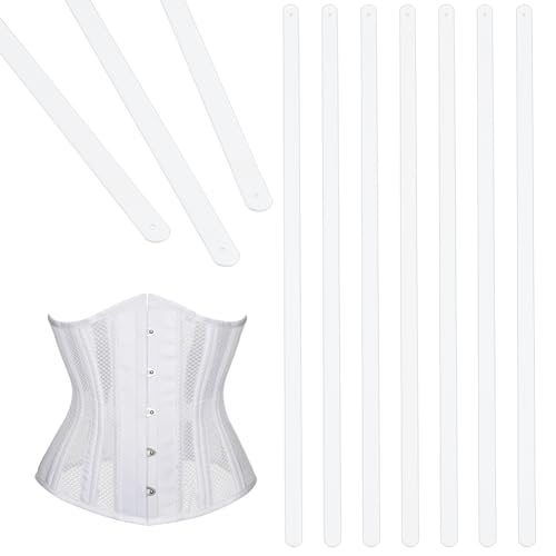 BENECREAT 10 Stück weiße Metallstäbchen, Korsettstreifen, weißes Gurtband Stäbchen für Brautkleider, handgefertigtes Bastel-Brautkleid, Nähzubehör zum Selbermachen, 30cm x 8mm BENECREAT 10 Stück weiße Metallstäbchen, Korsettstreifen, weißes Gurtband Stäbchen für Brautkleider, handgefertigtes Bastel-Brautkleid, Nähzubehör zum Selbermachen, 30cm x 8mm von BENECREAT
