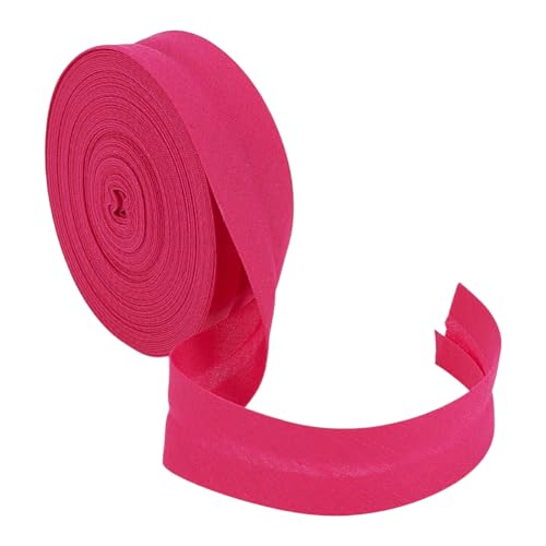 BENECREAT 10 m Schrägband Mit Einfacher Falte 18mm Breites Schrägband Aus Polycotton Fuchsia Zum Säumen von DIY Kleidungsstücken Nähen Rohrleitungen Quilten BENECREAT 10 m Schrägband Mit Einfacher Falte 18mm Breites Schrägband Aus Polycotton Fuchsia Zum Säumen von DIY Kleidungsstücken Nähen Rohrleitungen Quilten von BENECREAT