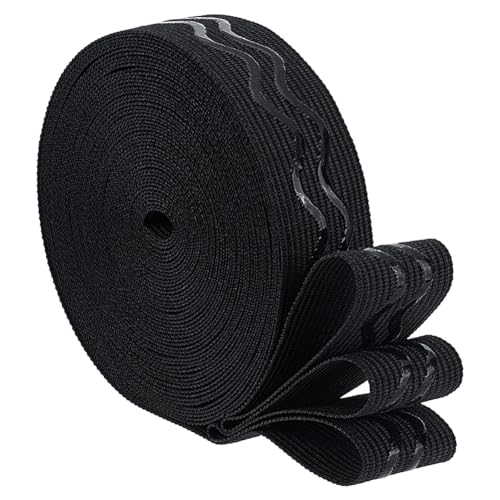 BENECREAT 10m schwarzes Silikon-Greiferband, 1Inch breite Welle Anti-Rutsch-Greiferband Polycotton Anti-Rutsch-Band für Kleidungsstück Nähen Projekt BENECREAT 10m schwarzes Silikon-Greiferband, 1Inch breite Welle Anti-Rutsch-Greiferband Polycotton Anti-Rutsch-Band für Kleidungsstück Nähen Projekt von BENECREAT