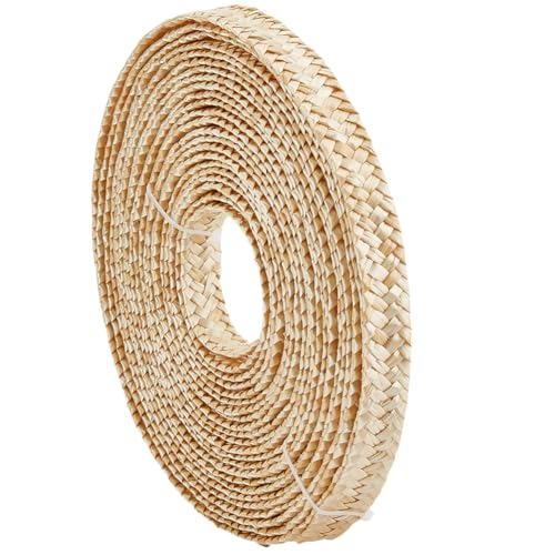 BENECREAT 12 m Weizenstrohband Zur Hutherstellung 21mm Breites Strohgeflechtband Zur Hutherstellung DIY Bastelzubehör Blanchierte Mandelfarbe BENECREAT 12 m Weizenstrohband Zur Hutherstellung 21mm Breites Strohgeflechtband Zur Hutherstellung DIY Bastelzubehör Blanchierte Mandelfarbe von BENECREAT