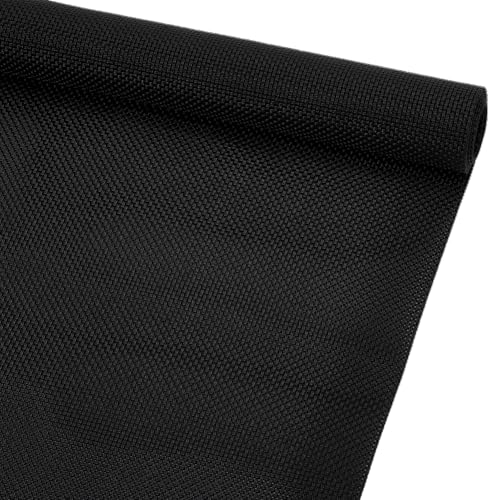 BENECREAT 14 Karat Kunststoff-Kreuzstichstoff, 100 x 30 cm, schwarzer Kreuzstich, Vinyl-Aida-Tuch für Bastelarbeiten, Stickerei, handgefertigte Handarbeit, DIY-Handwerk, 1 mm dick von BENECREAT