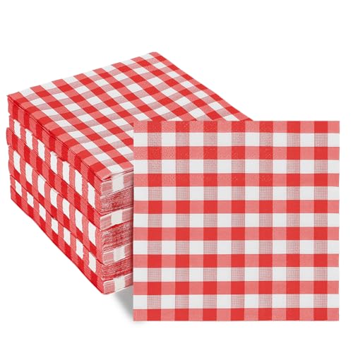 BENECREAT 140 x Rote Gingham Servietten Einweg Papierservietten Karierte Servietten Bulk Einweg Partyservietten Für Abendessen Picknick Grillen Weihnachten Neujahr Geburtstag Hochzeit BENECREAT 140 x Rote Gingham Servietten Einweg Papierservietten Karierte Servietten Bulk Einweg Partyservietten Für Abendessen Picknick Grillen Weihnachten Neujahr Geburtstag Hochzeit von BENECREAT