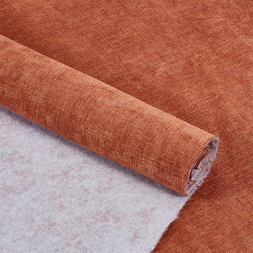 BENECREAT 145x100cm Brauner Chenille Stoff Polyester Heimdekorstoff Für Sofapolster DIY Kissen Möbelkissen Sitzbezüge von BENECREAT