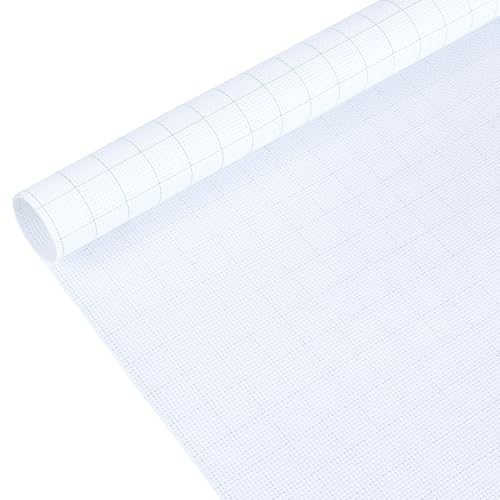 BENECREAT 14CT Aida Stoff Stickerei Kreuzstichstoff Easy Count Fadengitter Baumwoll Kreuzstichstoffe Für Bastelstickereien Handgefertigte Handarbeiten DIY Handwerk von BENECREAT